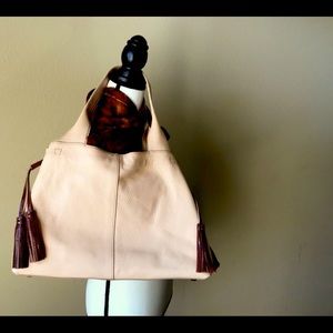 🌸 GILI Pink Chalk pebbled leather Tote 🌸